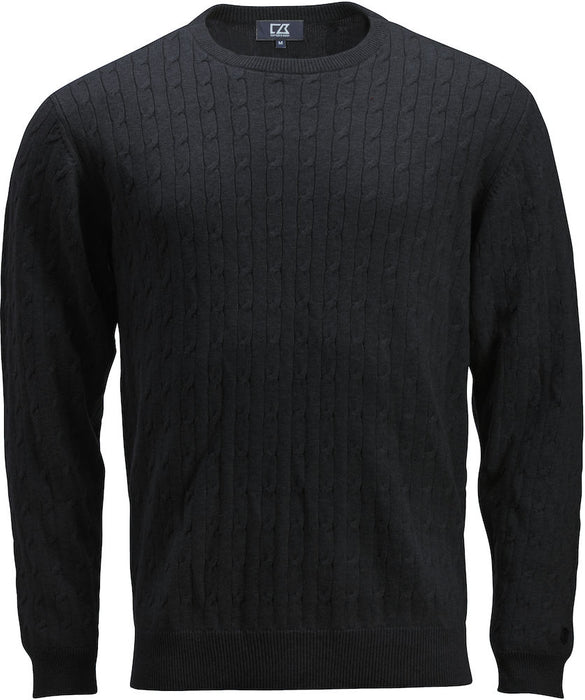 Pull col rond à maille 315g Homme [355402]