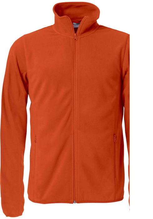 Micro polaire Basic Fleece Jacket Orange