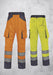 Pantalon haute visibilité Delta Plus, jaune fluo et orange fluo