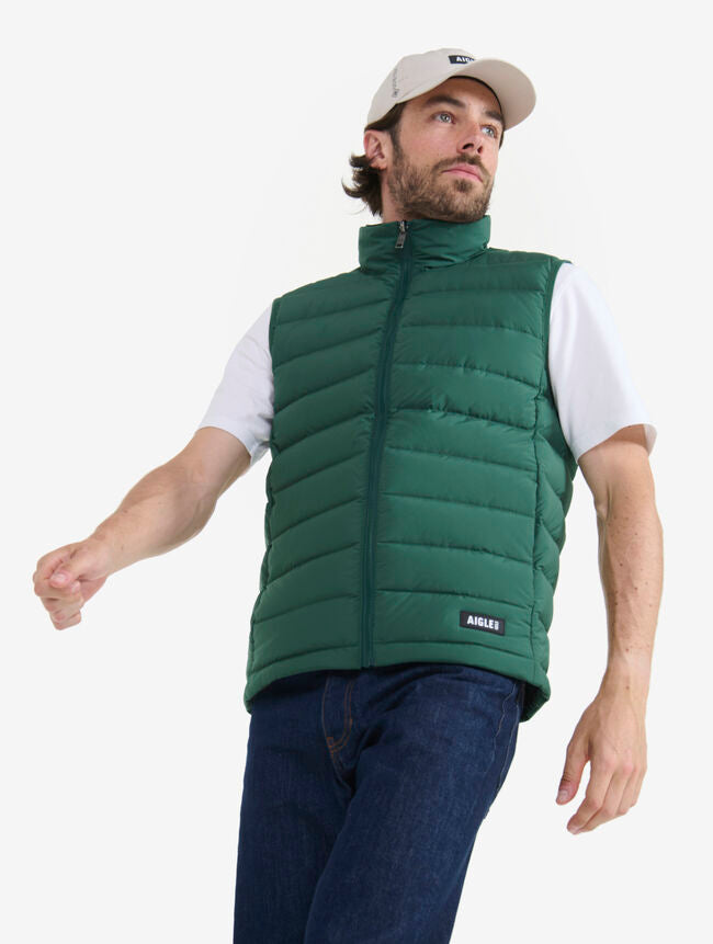 Doudoune sans manche déperlante avec matelassage en duvets et plumes - Aigle [AIW24MOUI015]