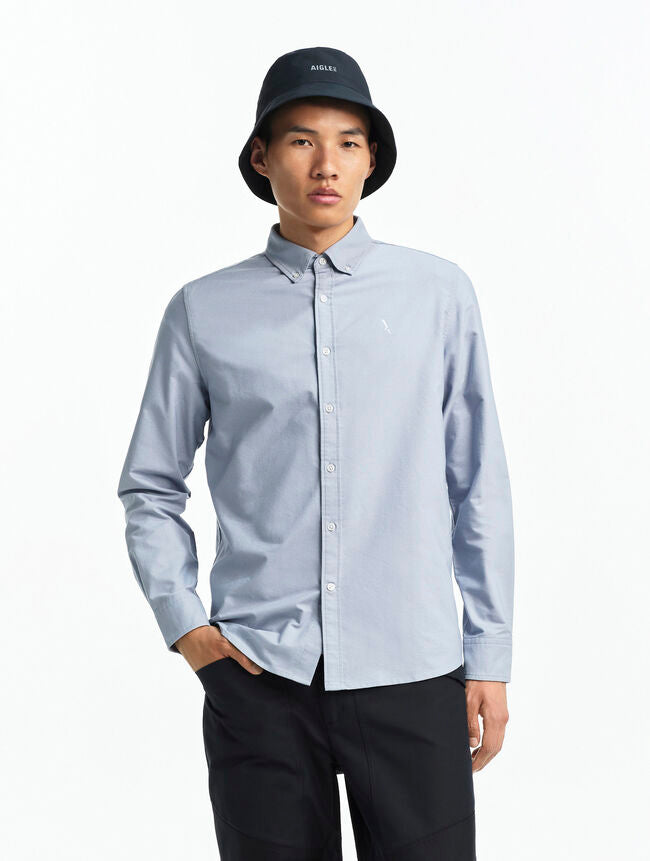 Chemise oxford DFT® et UV-C® à manches longues - Aigle [AIS25MSHI003]