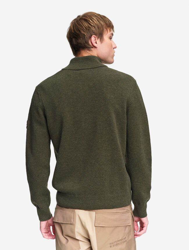 Pull à col montant avec demi fermeture zippée - Aigle [AIW25MKNI001]