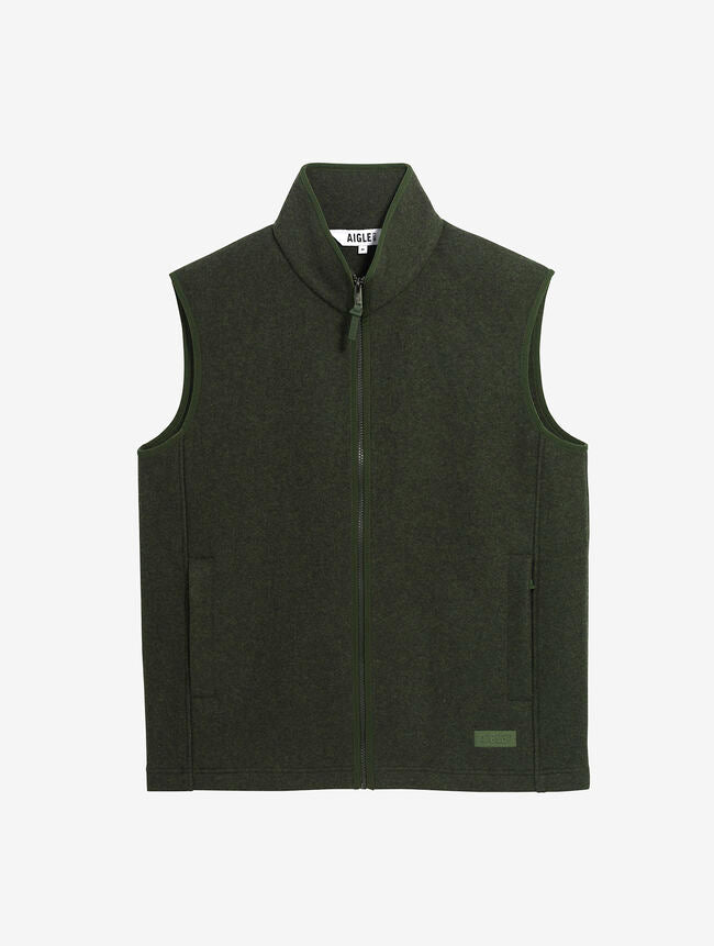 Veste sans manches en laine mélangée brossée - Aigle [AIW25MFLE003]