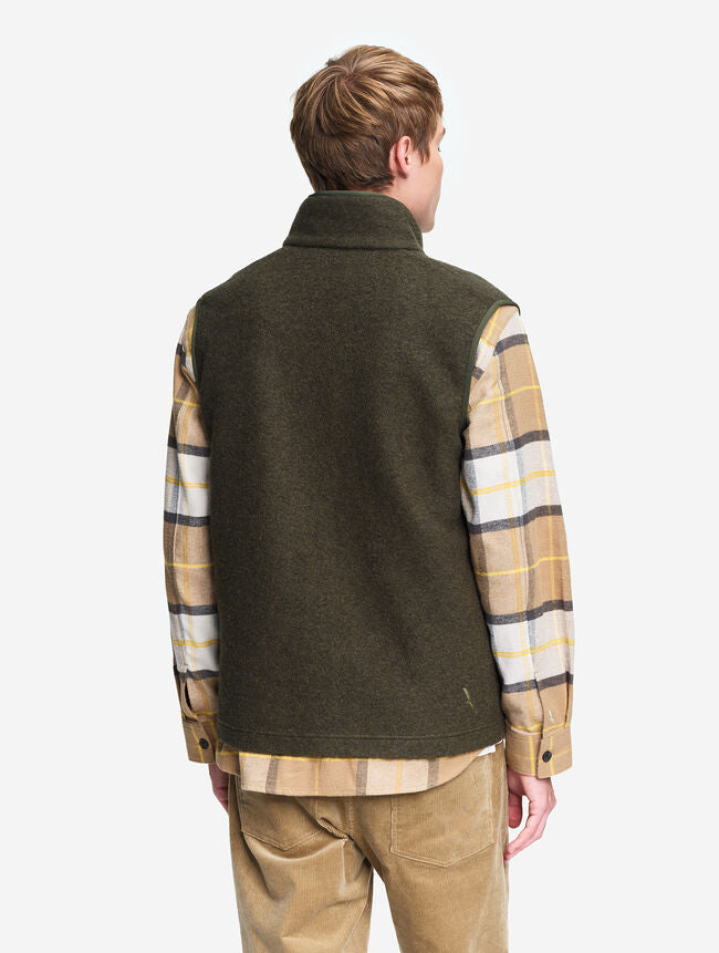 Veste sans manches en laine mélangée brossée - Aigle [AIW25MFLE003]