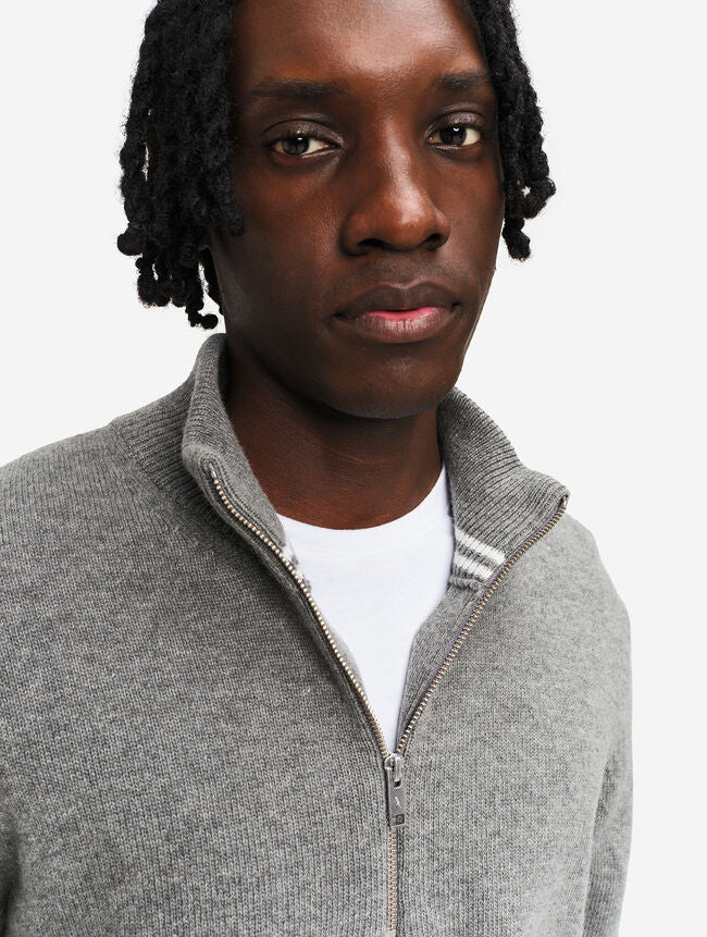 Pull à col montant avec demi fermeture zippée - Aigle [AIW25MKNI001]