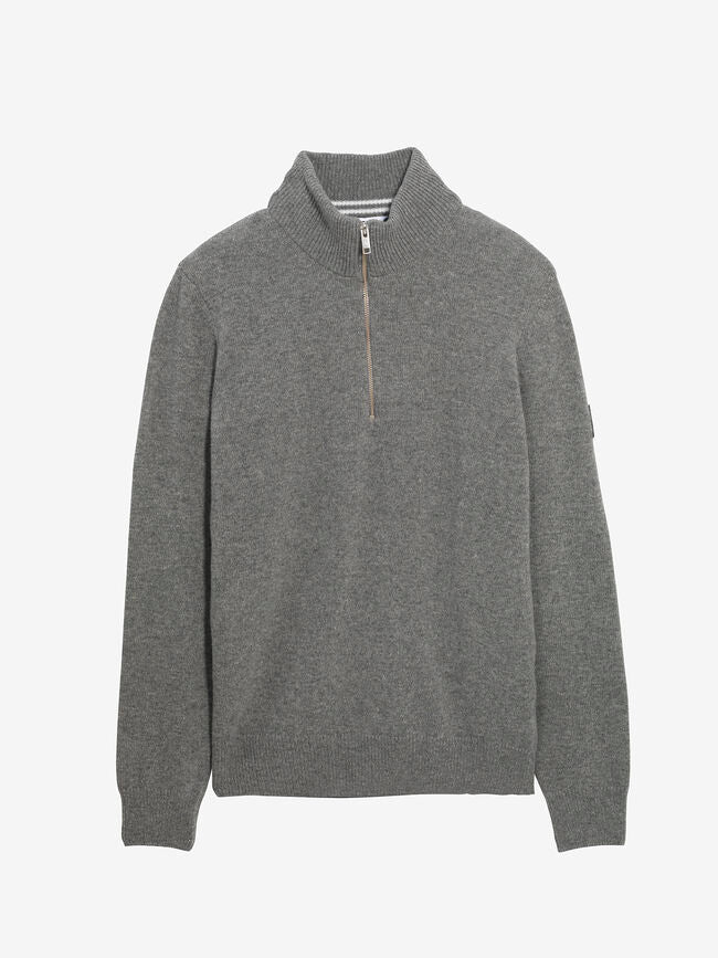 Pull à col montant avec demi fermeture zippée - Aigle [AIW25MKNI001]