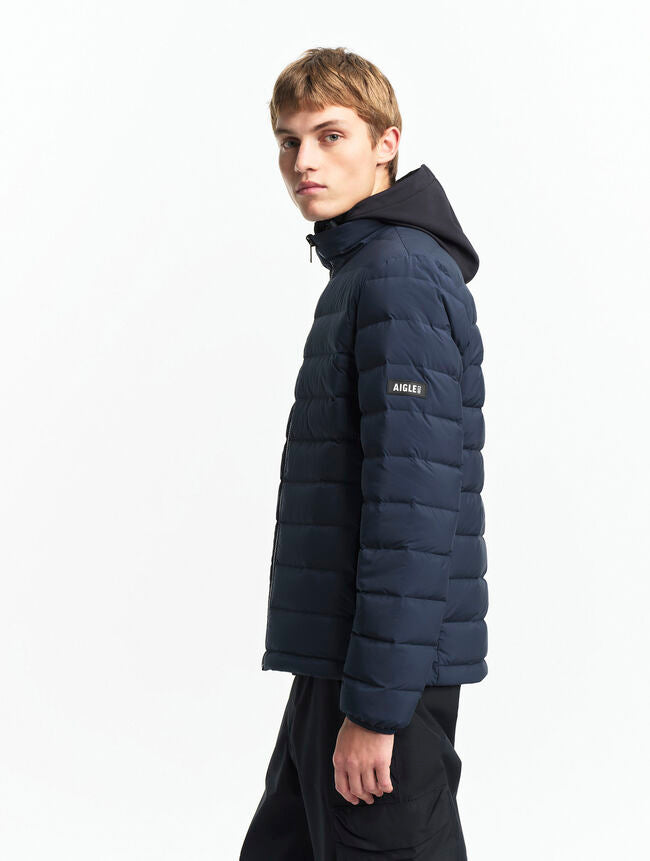 Doudoune courte T-KIT déperlante avec matelassage en duvets et plumes - Aigle [AIW24MOUI016]