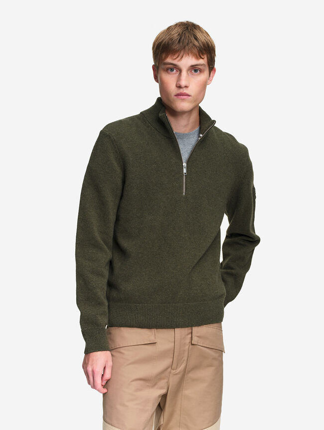 Pull à col montant avec demi fermeture zippée - Aigle [AIW25MKNI001]
