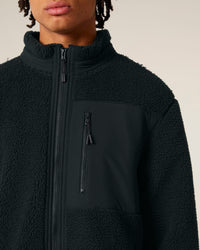 Veste sherpa polyester recyclé 450g unisexe [BROOKER]