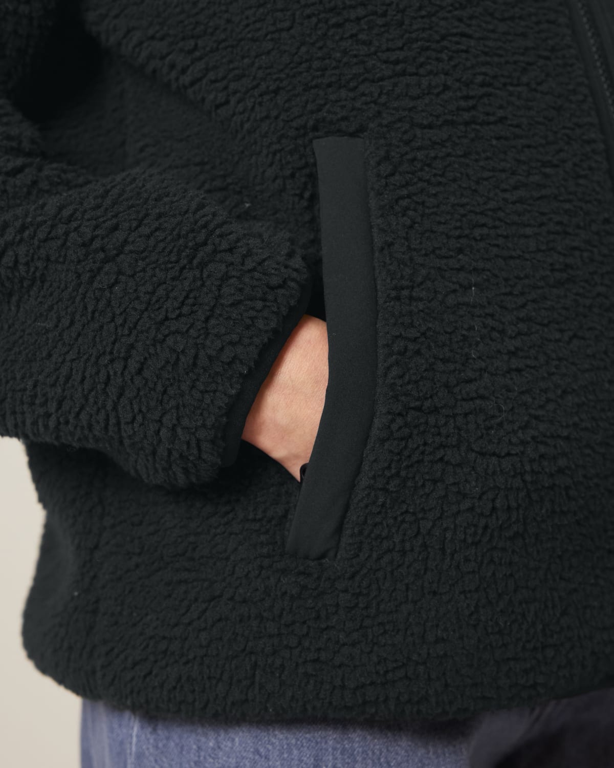 Veste sherpa polyester recyclé 450g unisexe [BROOKER]