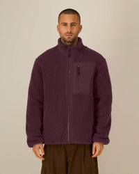 Veste sherpa polyester recyclé 450g unisexe [BROOKER]