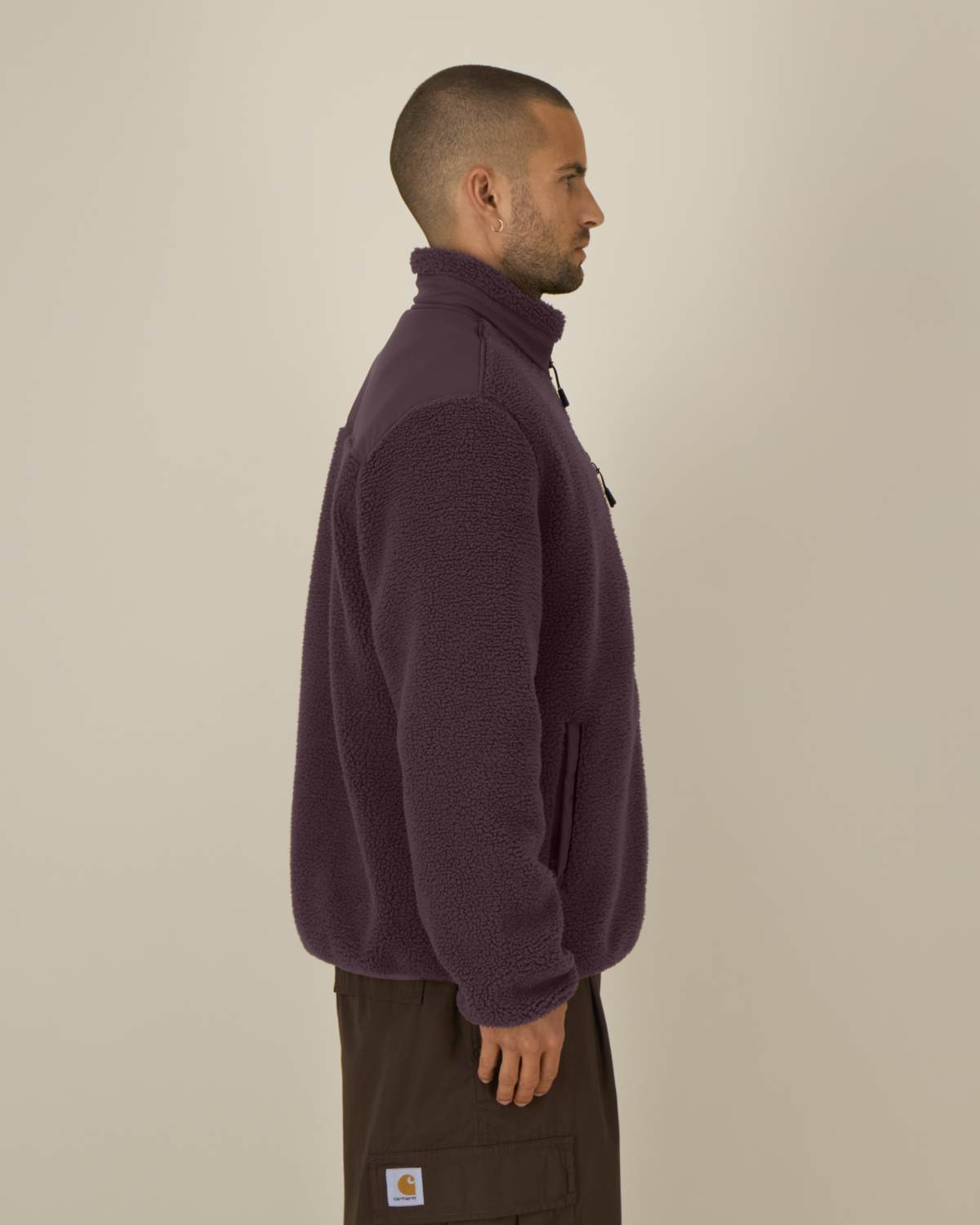 Veste sherpa polyester recyclé 450g unisexe [BROOKER]