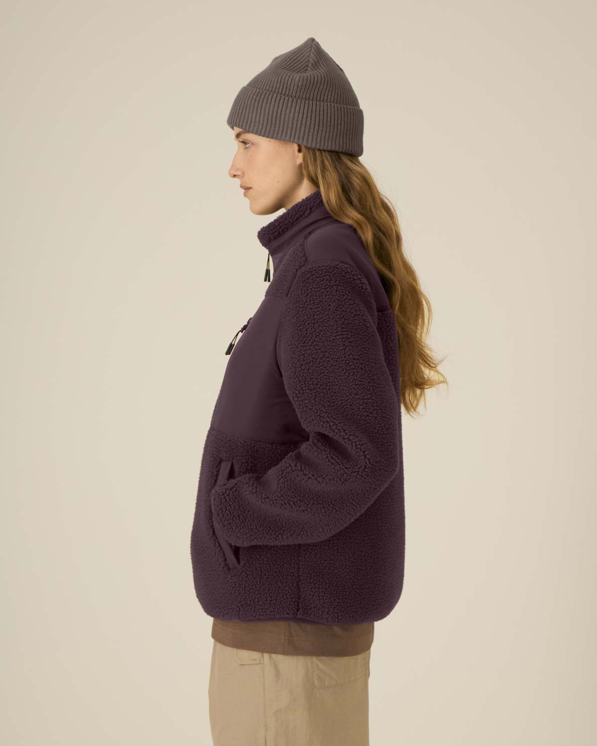 Veste sherpa polyester recyclé 450g unisexe [BROOKER]