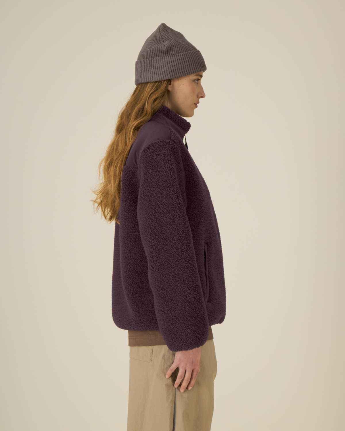 Veste sherpa polyester recyclé 450g unisexe [BROOKER]