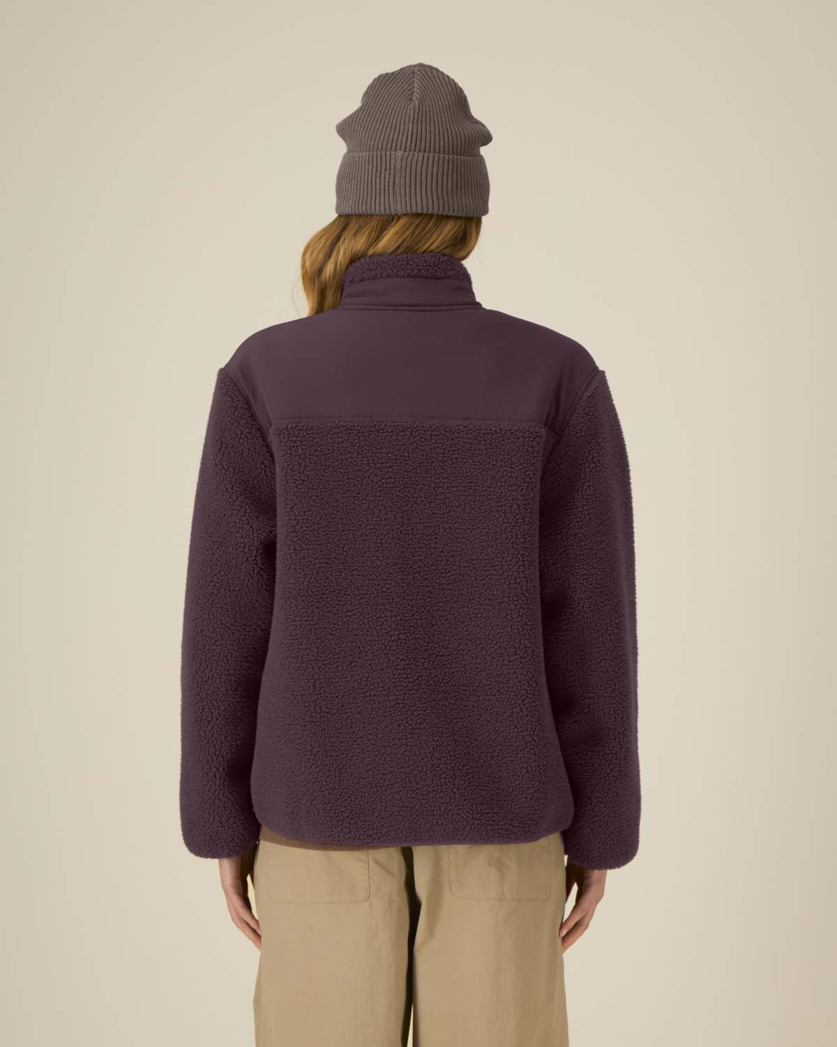 Veste sherpa polyester recyclé 450g unisexe [BROOKER]