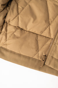 Bodywarmer à col teddy rembourré en sergé écoresponsable 265g unisexe [NS623]