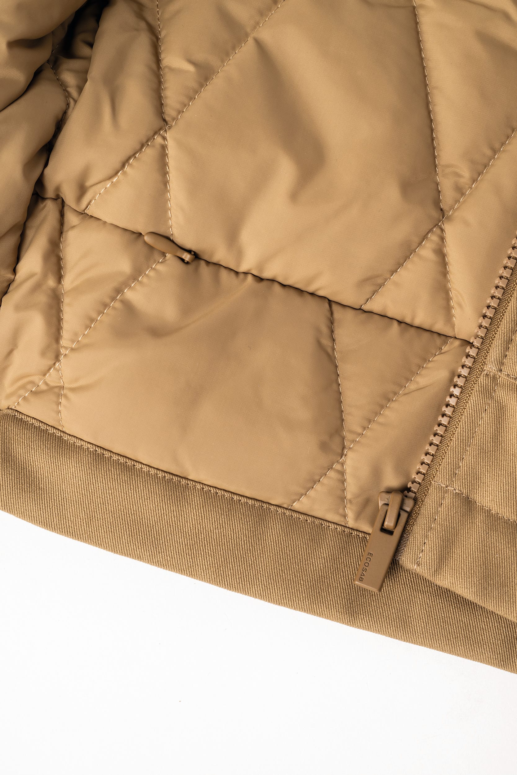 Bodywarmer à col teddy rembourré en sergé écoresponsable 265g unisexe [NS623]