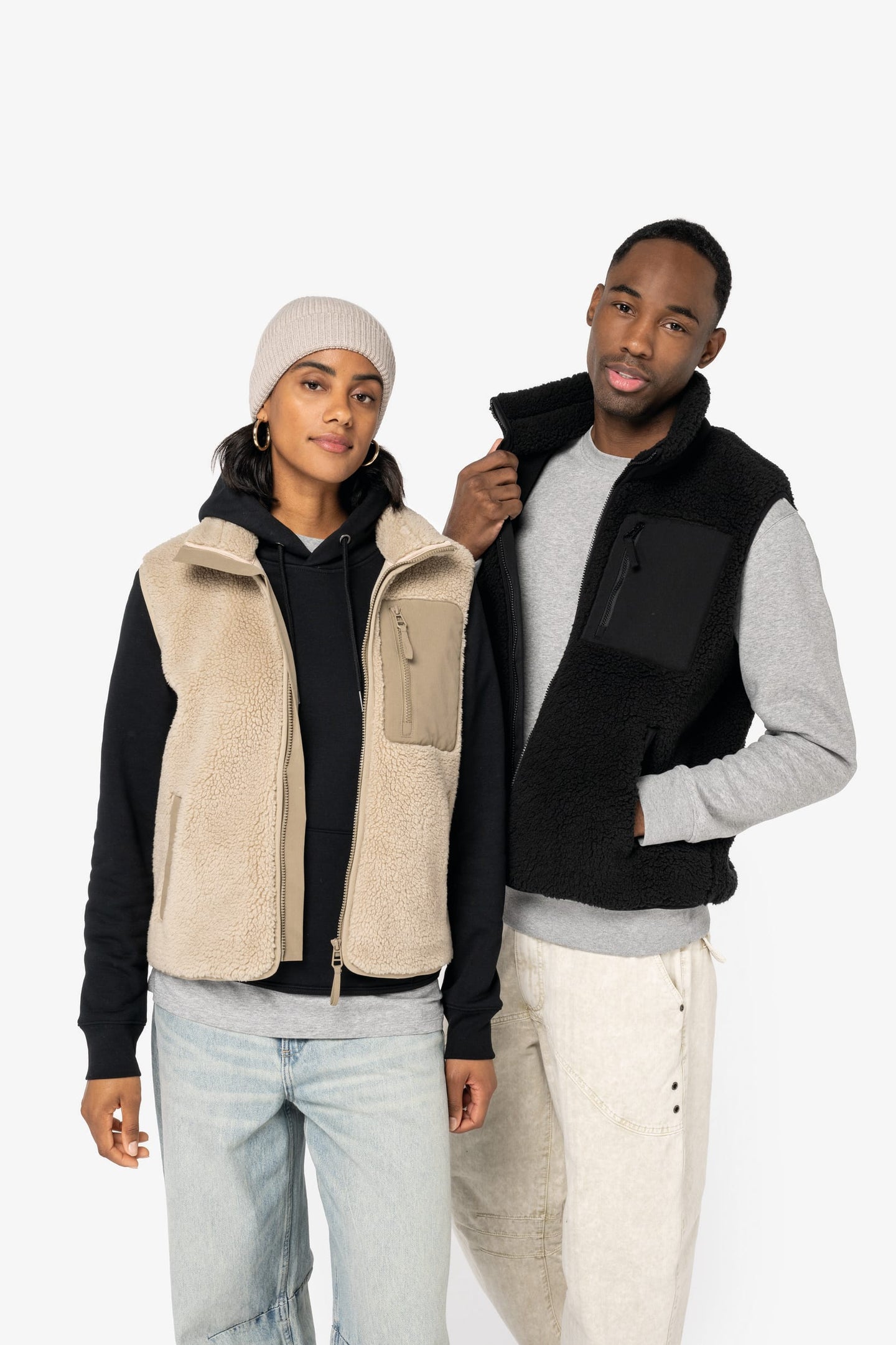 Bodywarmer en sherpa écoresponsable 480g unisexe [NS624]