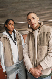 Bodywarmer en sherpa écoresponsable 480g unisexe [NS624]