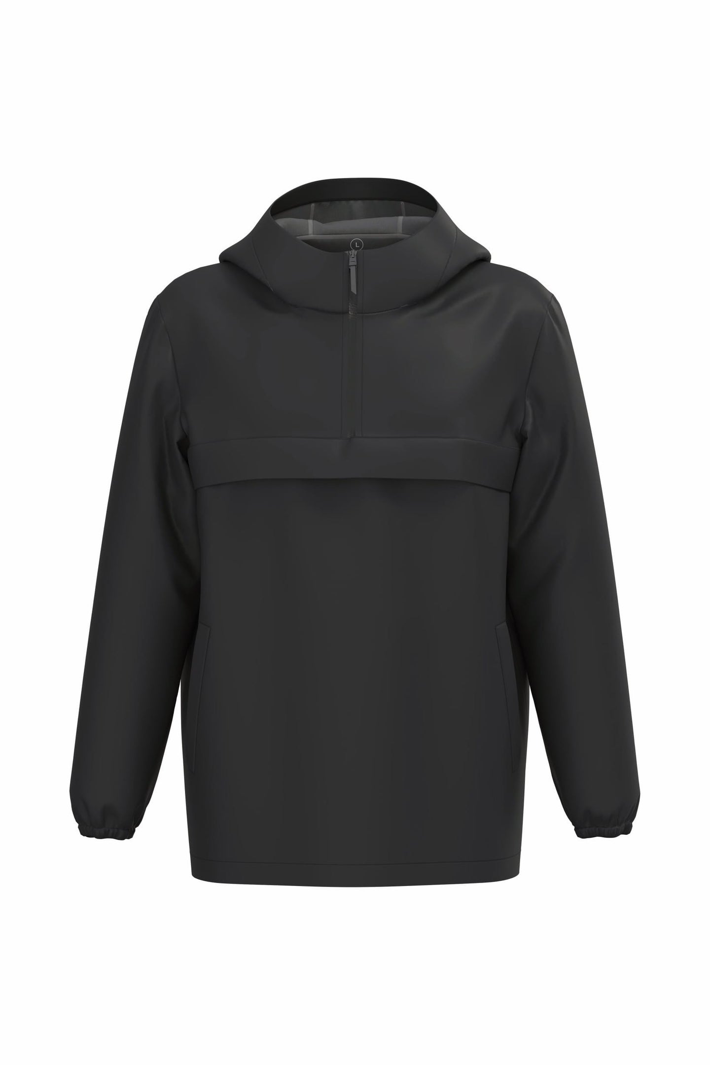 Veste coupe-vent 1/4 zip imperméable écoresponsable unisexe [NS616]