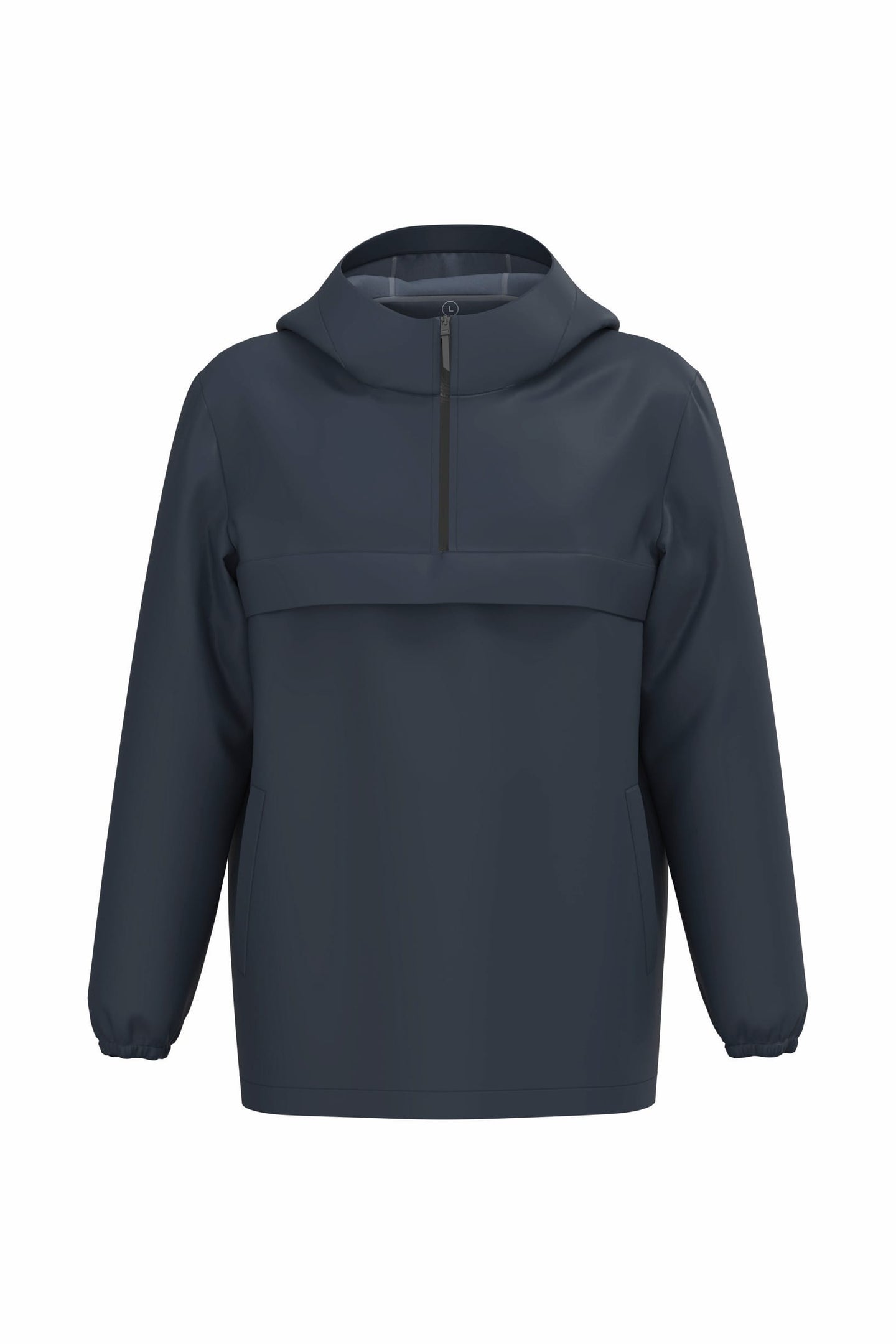 Veste coupe-vent 1/4 zip imperméable écoresponsable unisexe [NS616]