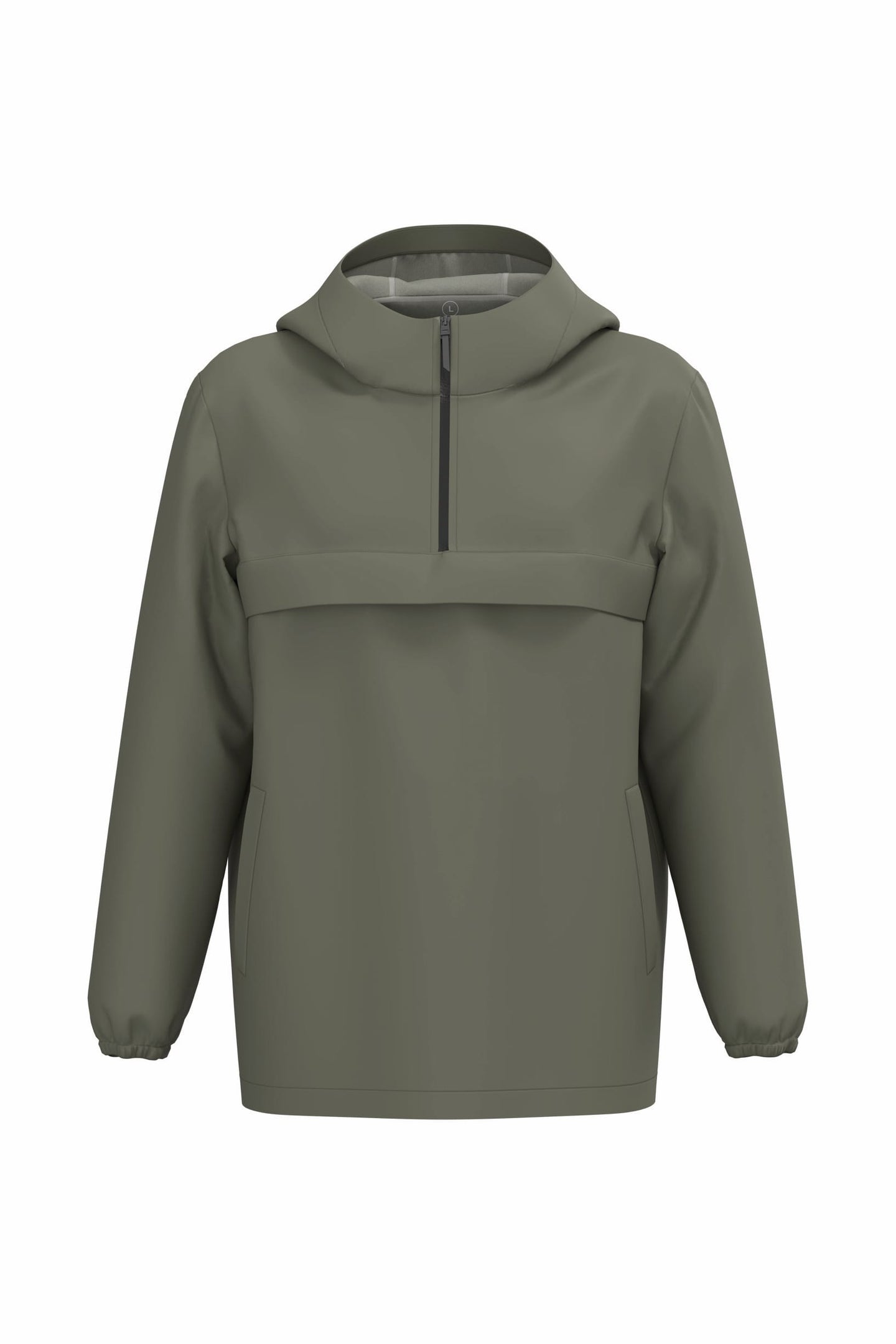 Veste coupe-vent 1/4 zip imperméable écoresponsable unisexe [NS616]