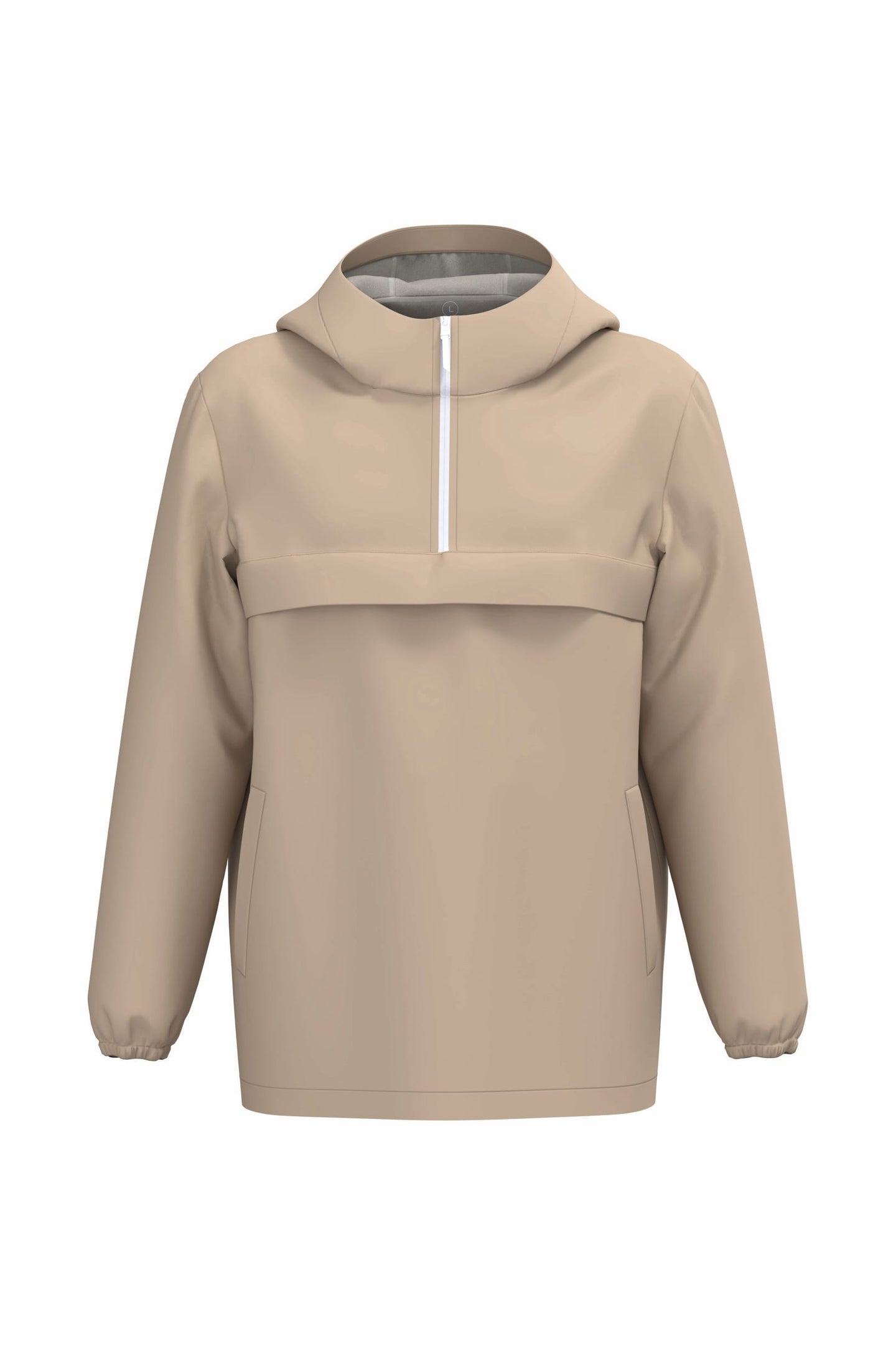 Veste coupe-vent 1/4 zip imperméable écoresponsable unisexe [NS616]