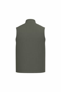 Bodywarmer à col teddy rembourré en sergé écoresponsable 265g unisexe [NS623]