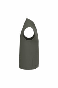 Bodywarmer à col teddy rembourré en sergé écoresponsable 265g unisexe [NS623]