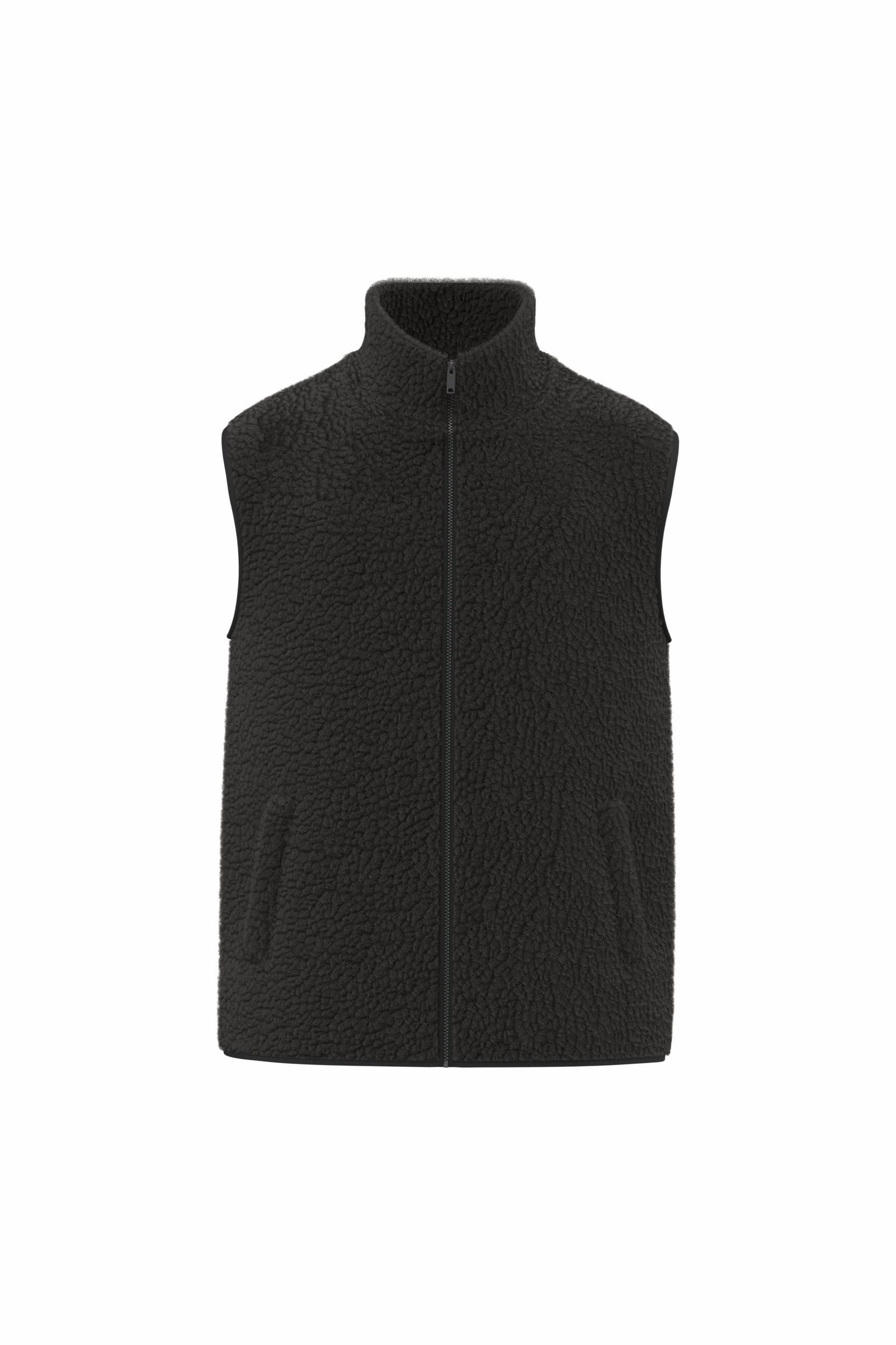 Veste sans manches en sherpa avec doublure 340g Homme [SP603]