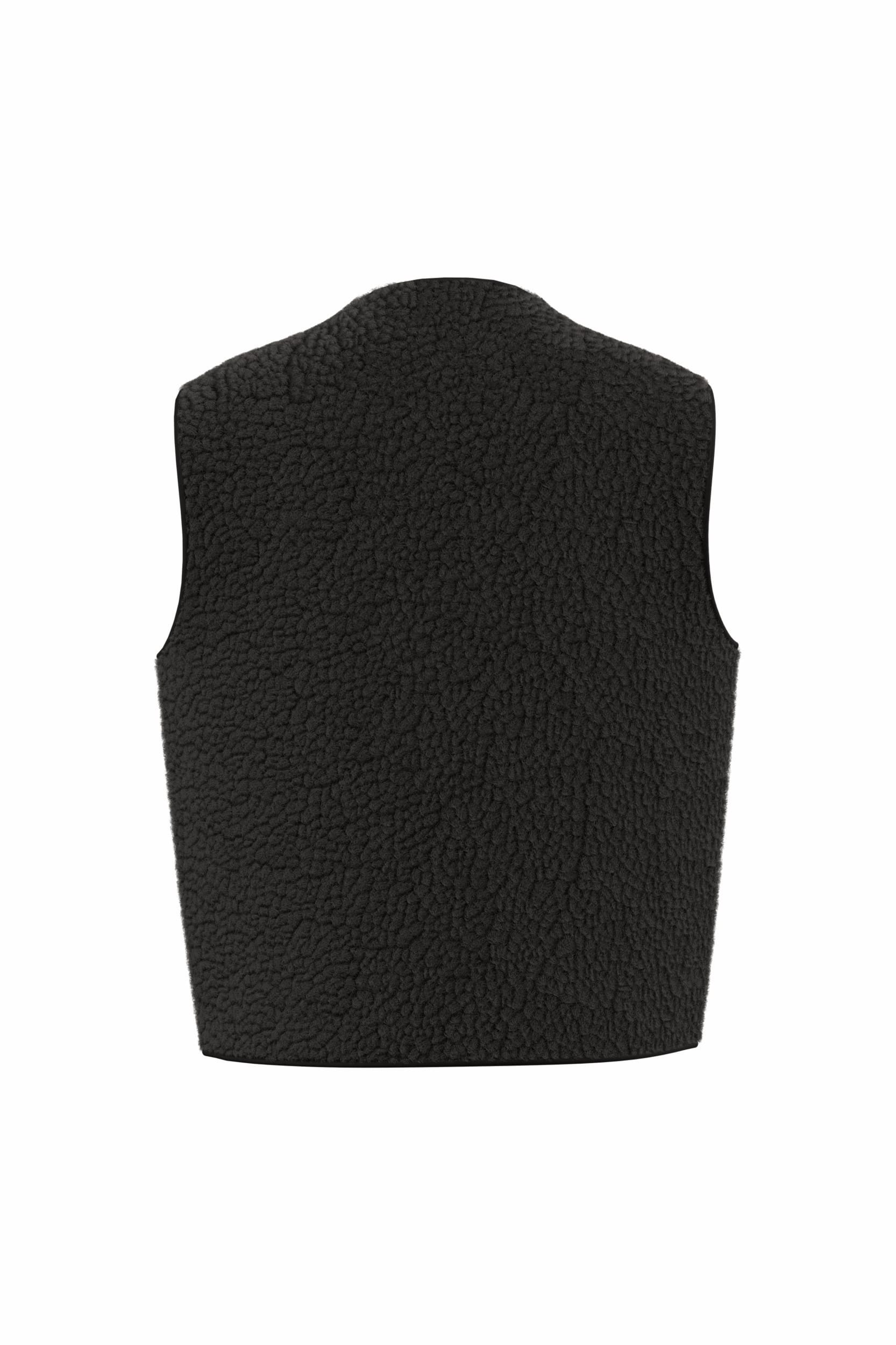 Veste sans manches en sherpa avec doublure 340g Femme [SP604]