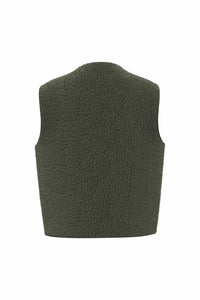 Veste sans manches en sherpa avec doublure 340g Femme [SP604]