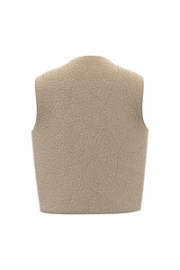 Veste sans manches en sherpa avec doublure 340g Femme [SP604]