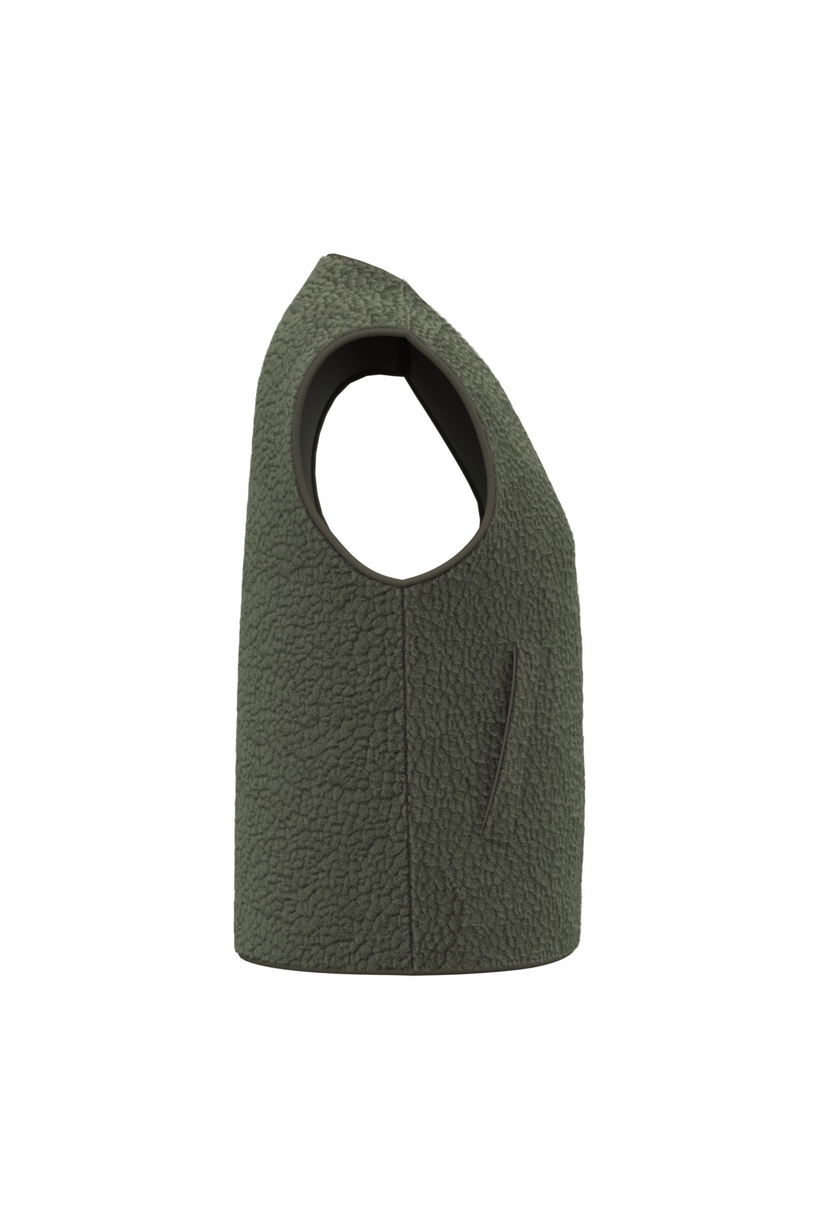 Veste sans manches en sherpa avec doublure 340g Femme [SP604]