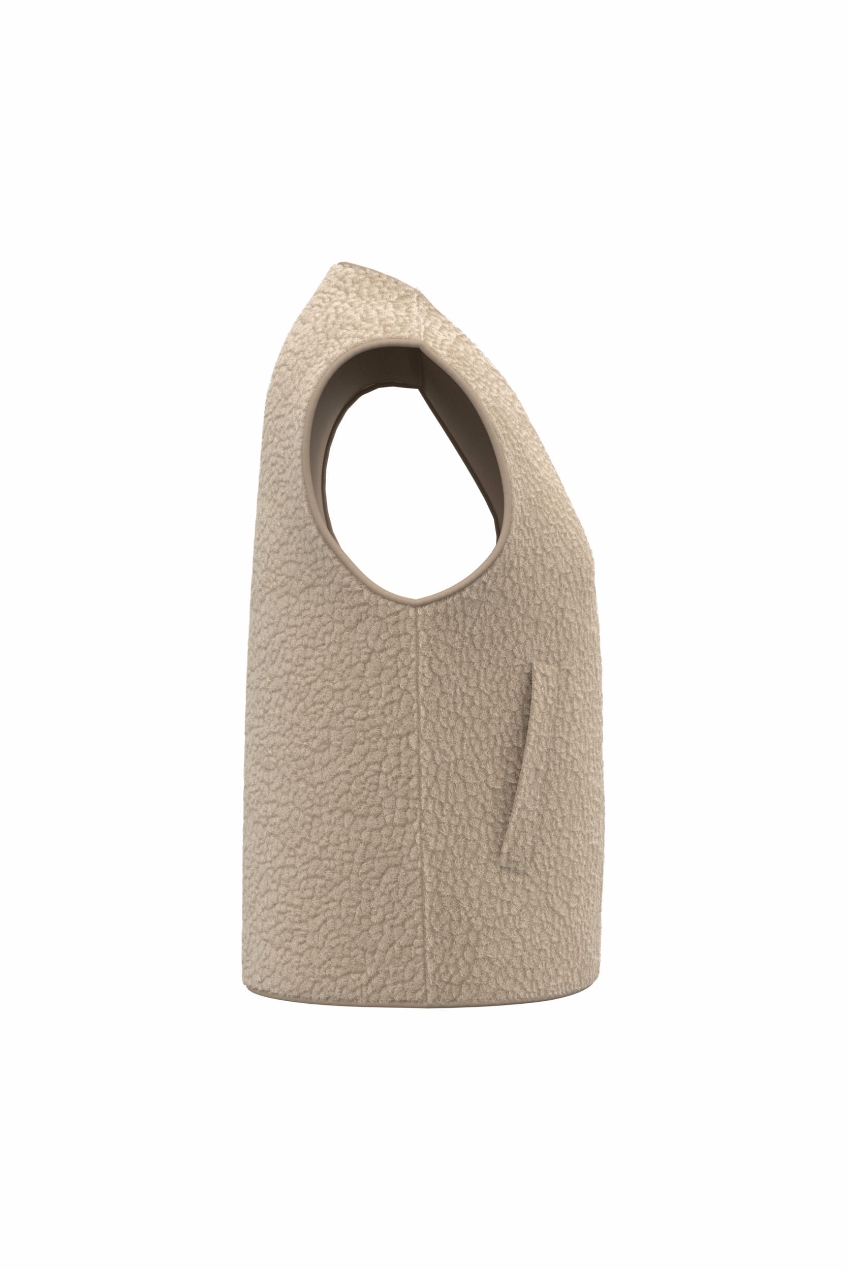 Veste sans manches en sherpa avec doublure 340g Femme [SP604]