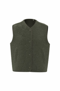 Veste sans manches en sherpa avec doublure 340g Femme [SP604]