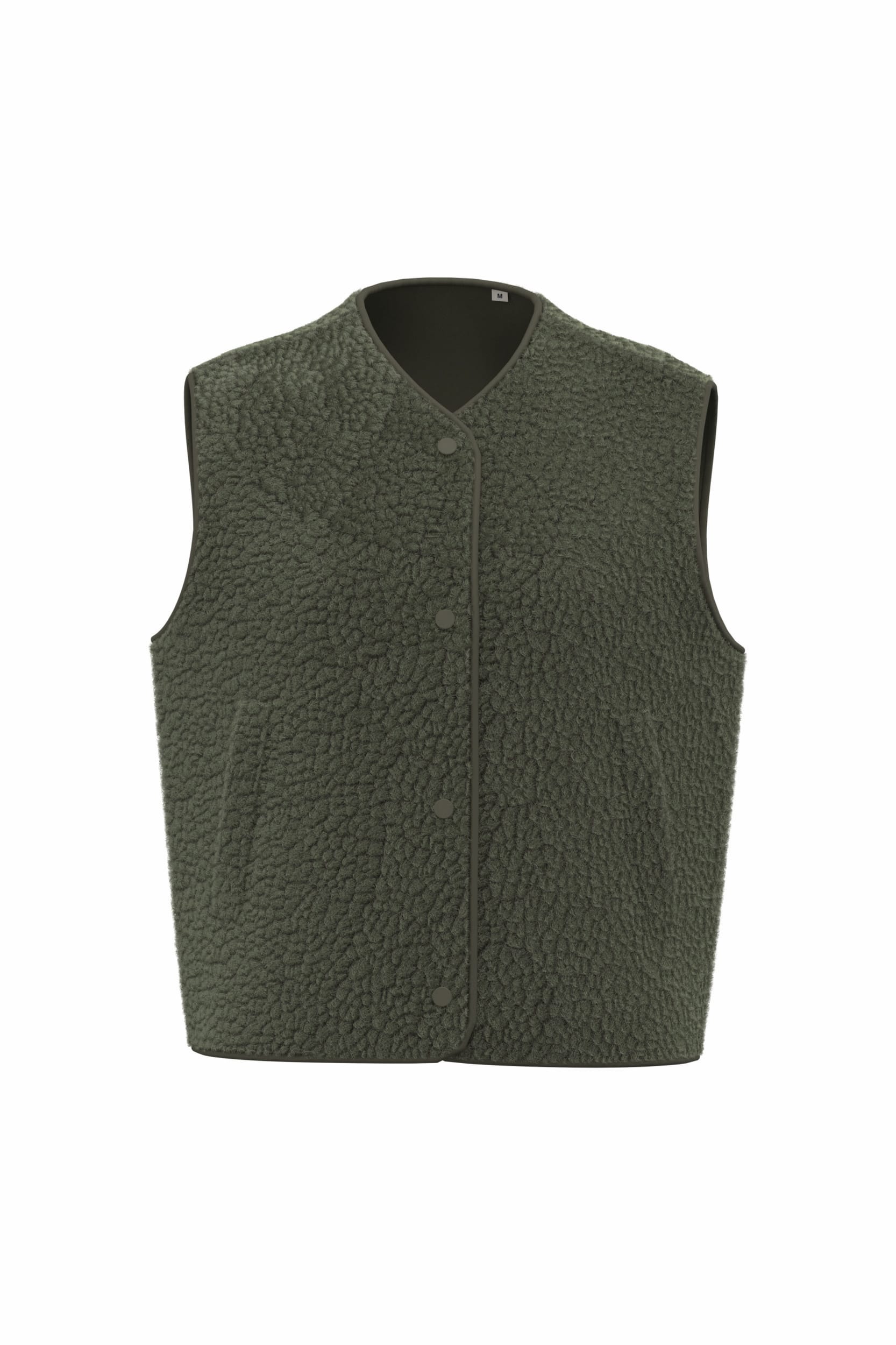 Veste sans manches en sherpa avec doublure 340g Femme [SP604]