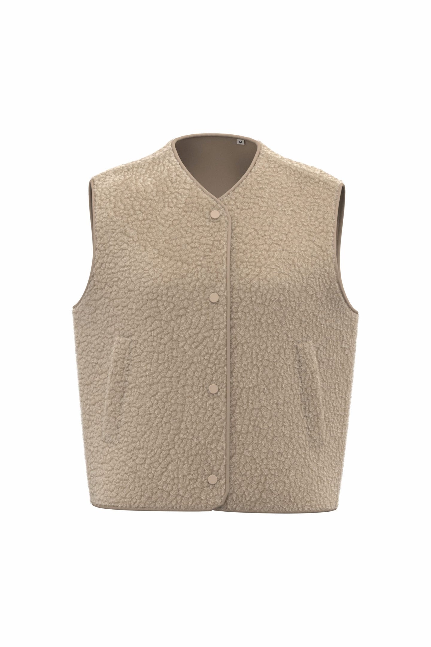 Veste sans manches en sherpa avec doublure 340g Femme [SP604]