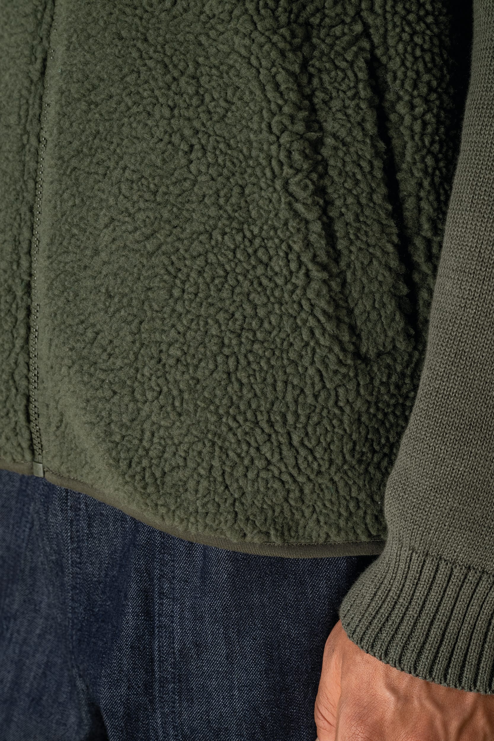 Veste sans manches en sherpa avec doublure 340g Homme [SP603]