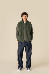 Veste sans manches en sherpa avec doublure 340g Homme [SP603]