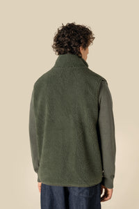 Veste sans manches en sherpa avec doublure 340g Homme [SP603]