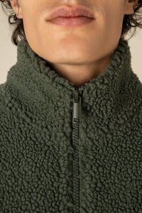 Veste sans manches en sherpa avec doublure 340g Homme [SP603]