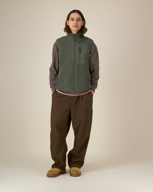 Veste sherpa sans manches polyester recyclé 450g unisexe [LINER]