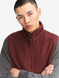 Veste sans manches en laine mélangée brossée - Aigle [AIW25MFLE003]