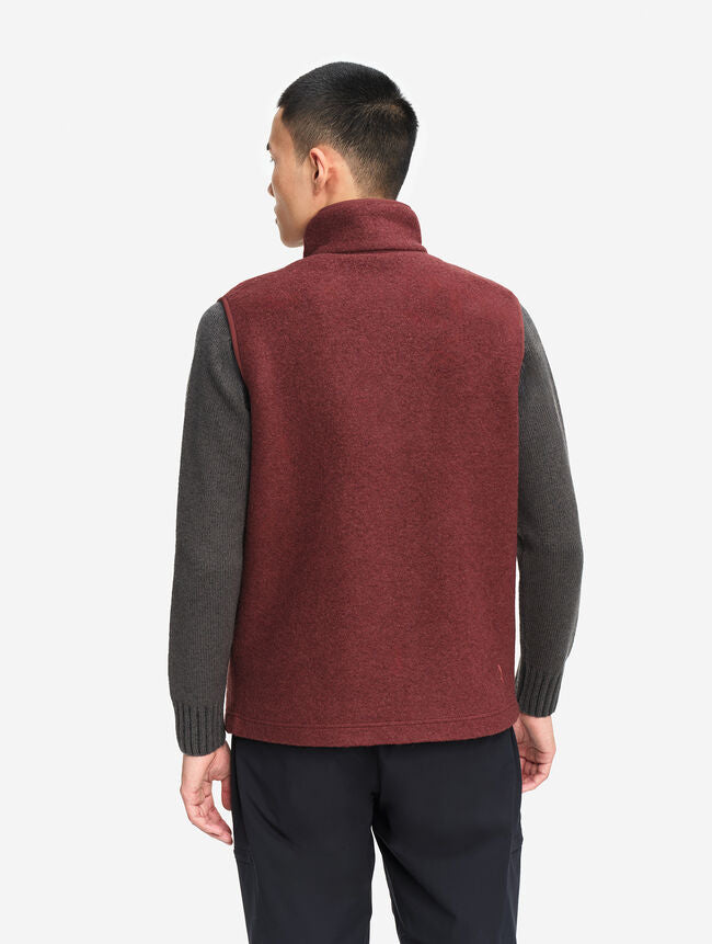 Veste sans manches en laine mélangée brossée - Aigle [AIW25MFLE003]