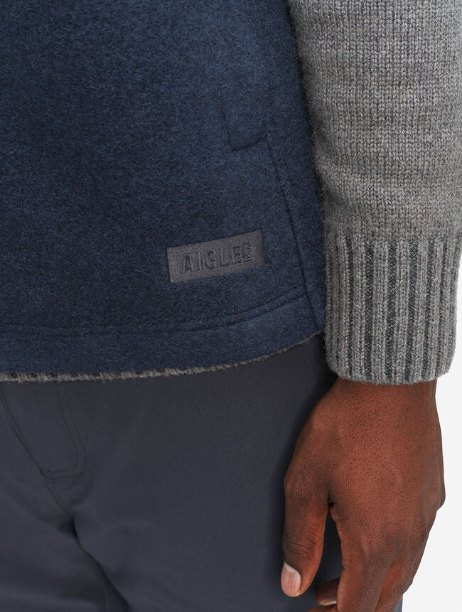 Veste sans manches en laine mélangée brossée - Aigle [AIW25MFLE003]