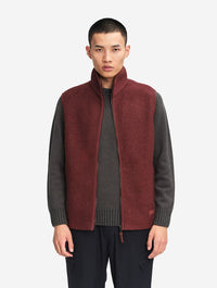 Veste sans manches en laine mélangée brossée - Aigle [AIW25MFLE003]