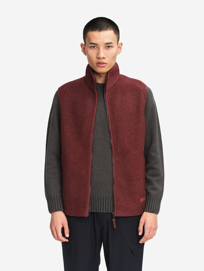 Veste sans manches en laine mélangée brossée - Aigle [AIW25MFLE003]