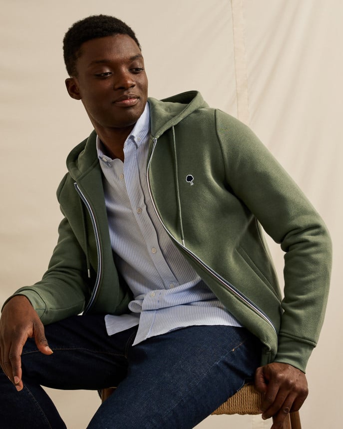 Sweat à capuche zippé Homme - Faguo [Mesnil]