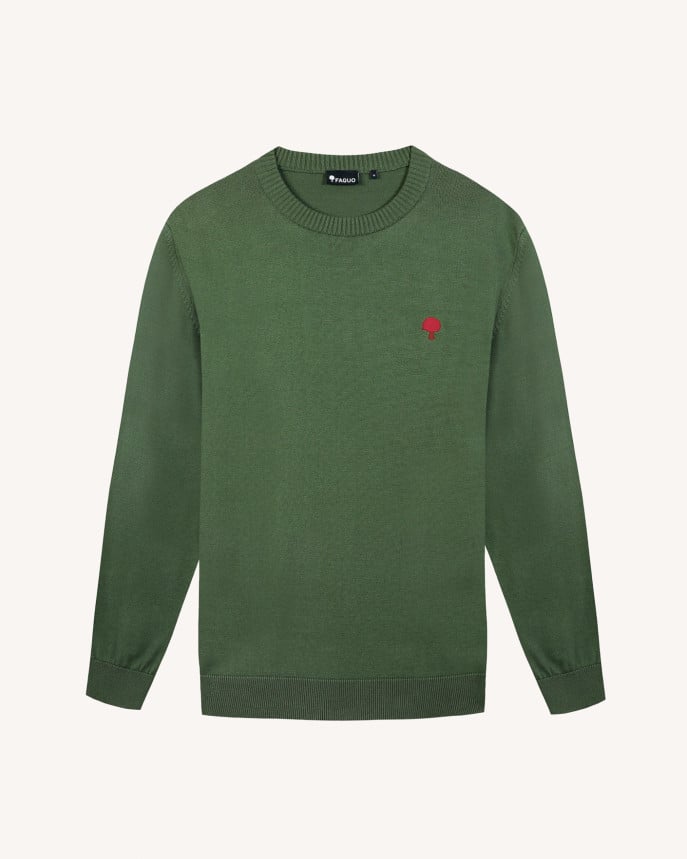 Pull col rond en coton Homme - Faguo [Marly]